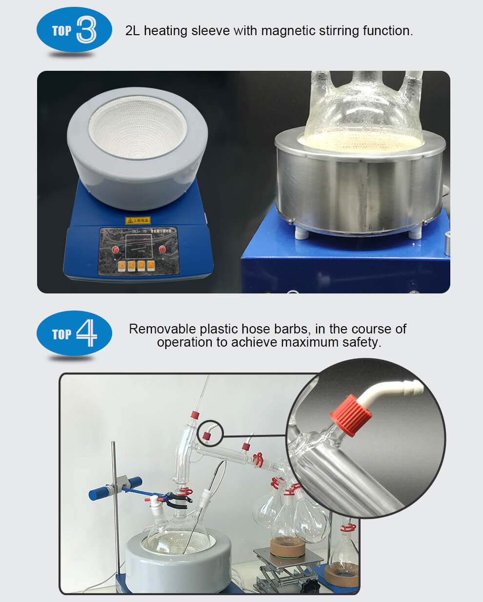 short path molecular distillation